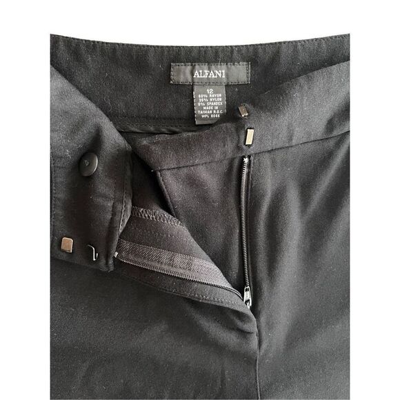ALFANI black classic Pants size 12 - Picture 4 of 6